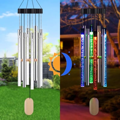 GlowChime - Soothing light & sound for your outdoor area