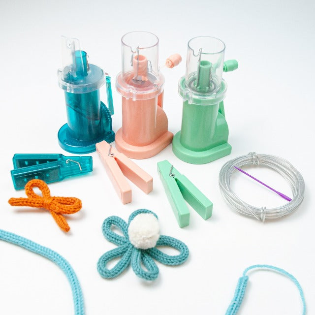 CraftyLoops™ - Simple weaving knitting tool, hand knitting machine