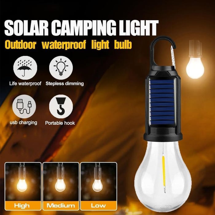 SolariLite – Compact Solar LED Lantern for Any Adventure
