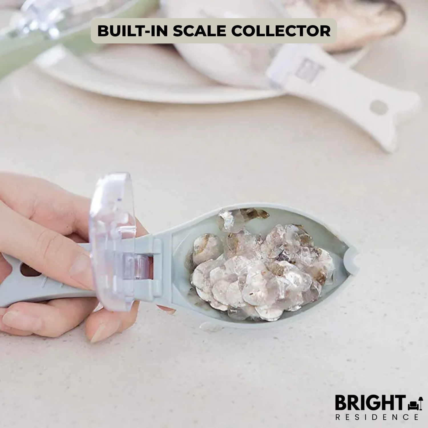 1+1 FREE | ScaleCatch Clean – Effortless Fish Scales, No Mess!
