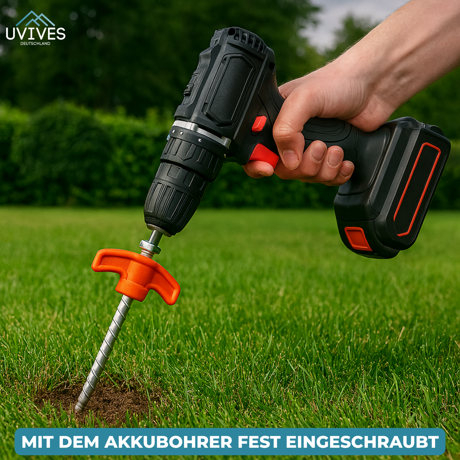 2+2 FREE | DrillPeg™ - Anchor your tent securely in seconds
