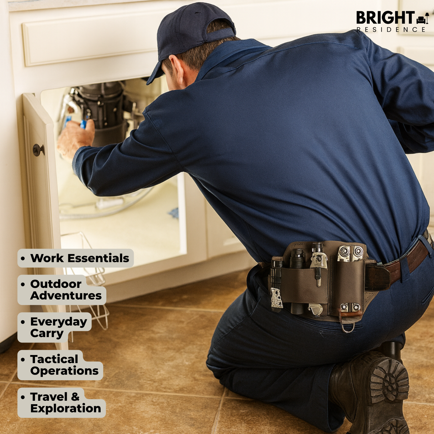 UniBelt – The Premium Leather Belt Cover for Every Day and Every Task
