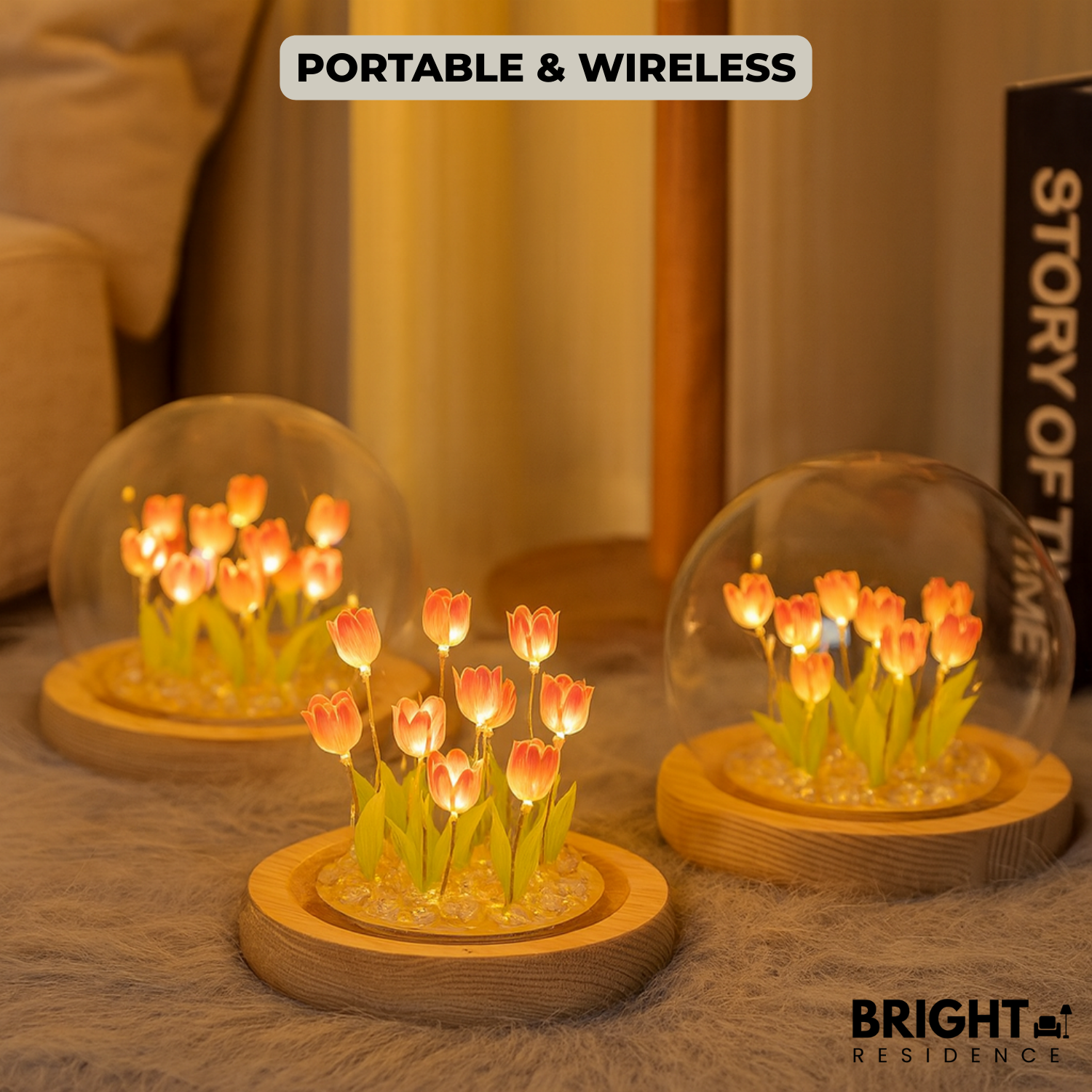 TulipGlow – Soft Light & Stylish Decor!
