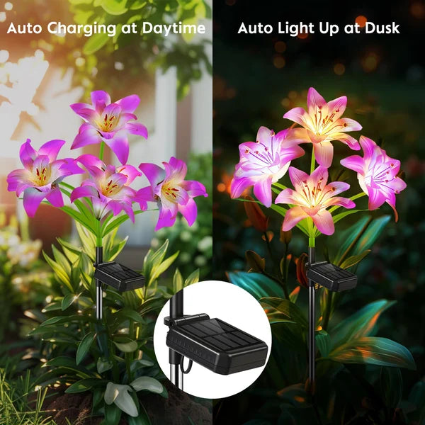 SolarBlossom - Magical garden light with flower design