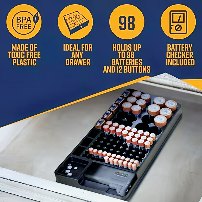 VoltVault – The Ultimate Battery Storage and Testing Solution