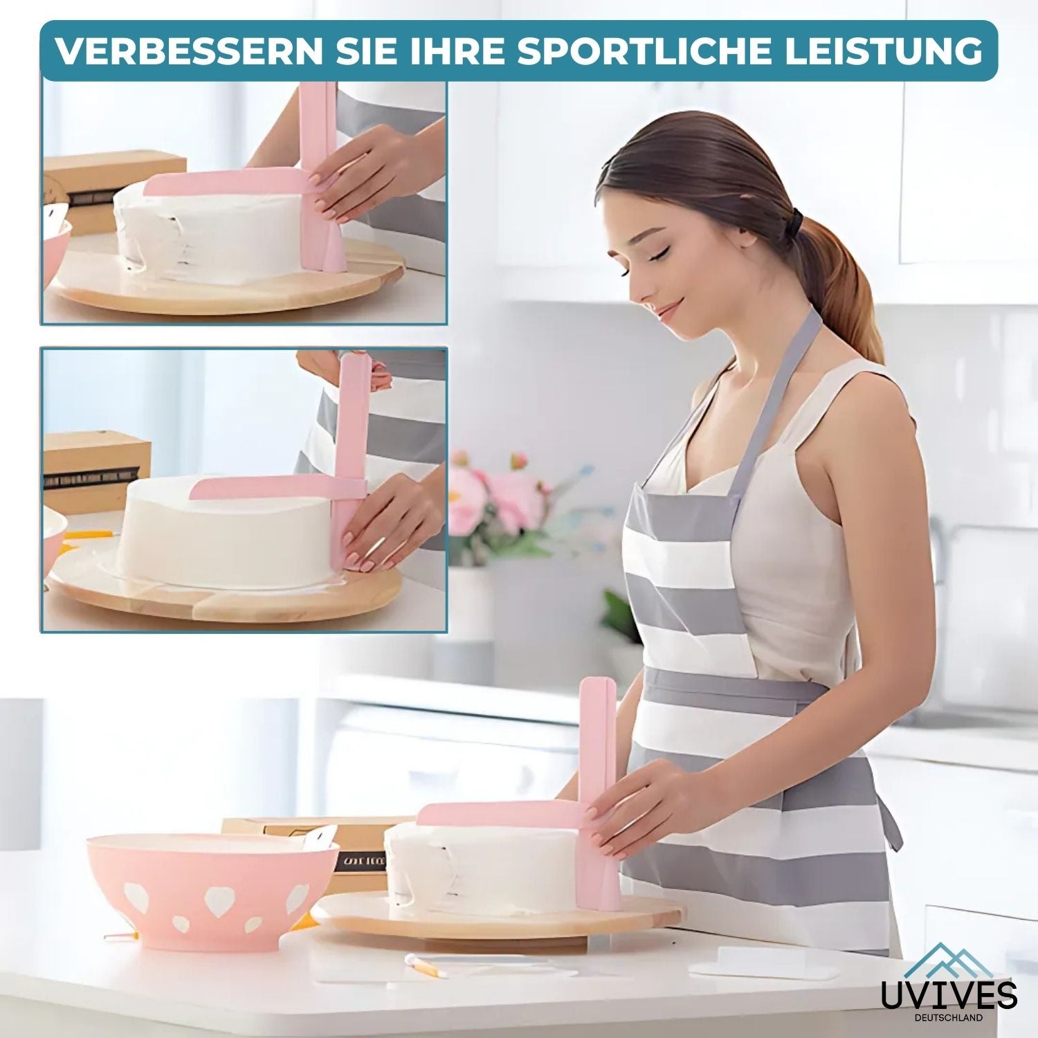 CakeCrafter™ - Adjustable cake scraper and smoother