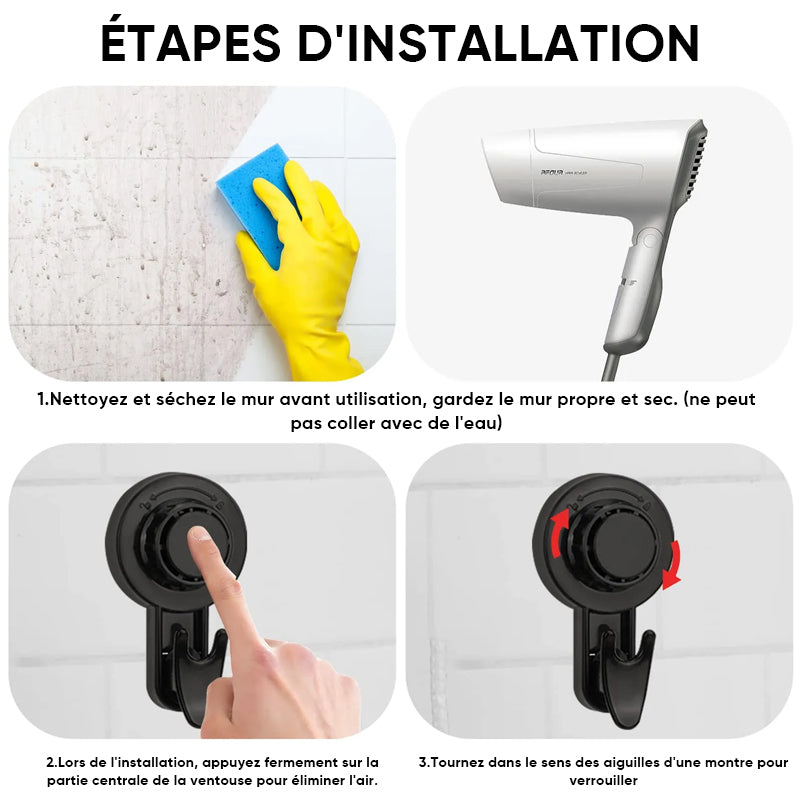3+3 FREE | FixHook - Tidiness without drilling