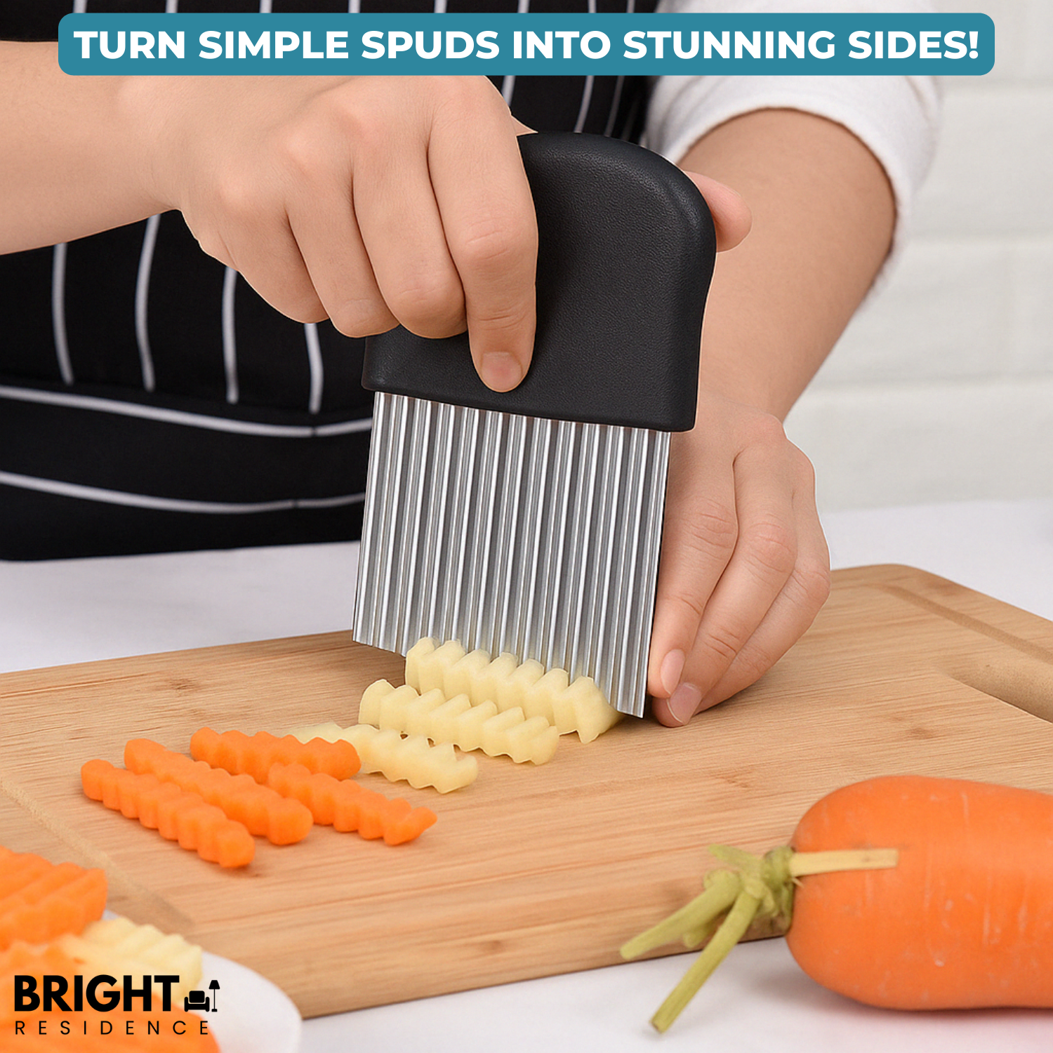 50% OFF | RippleCutter™ - Wavy stainless steel kitchen slicer