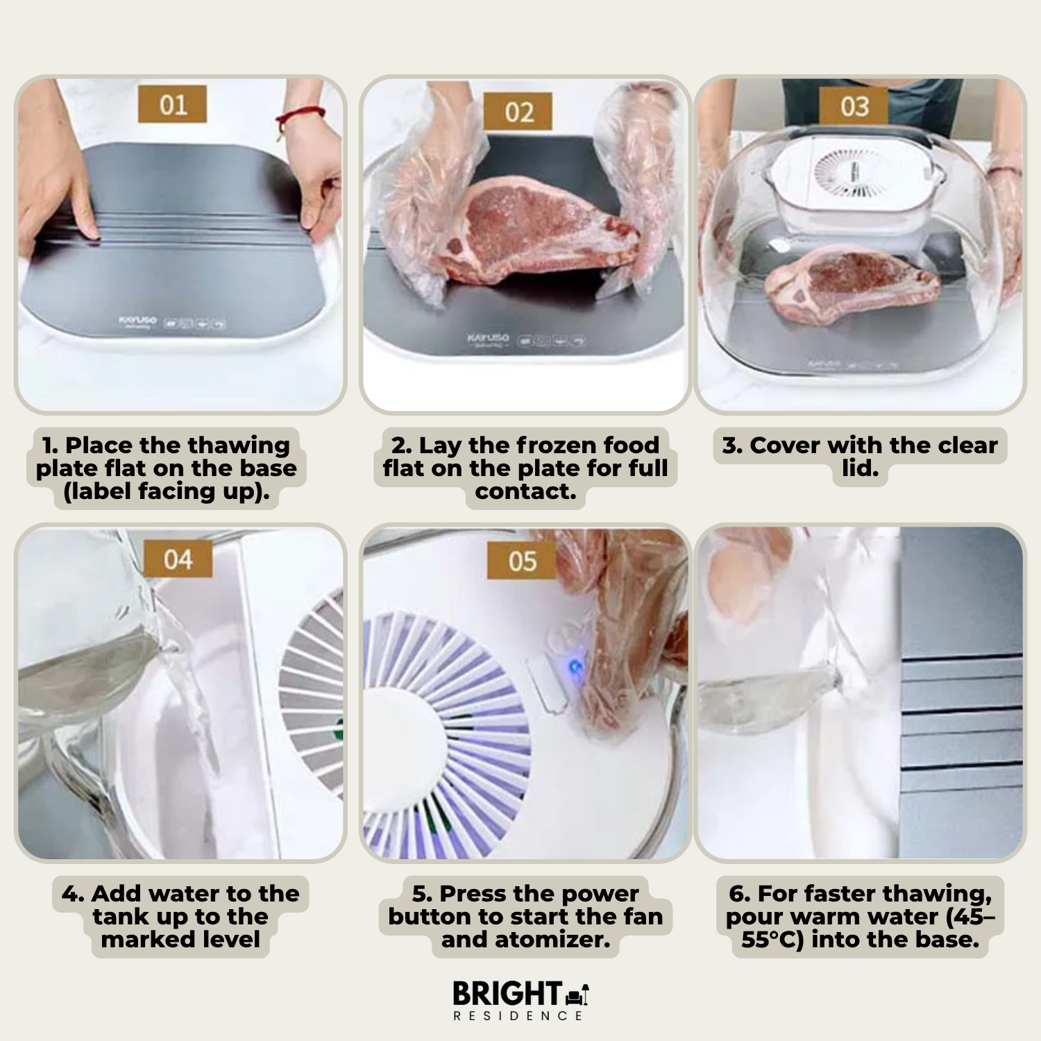 FreshThaw Pro – Meat in Minutes Instead of Hours!