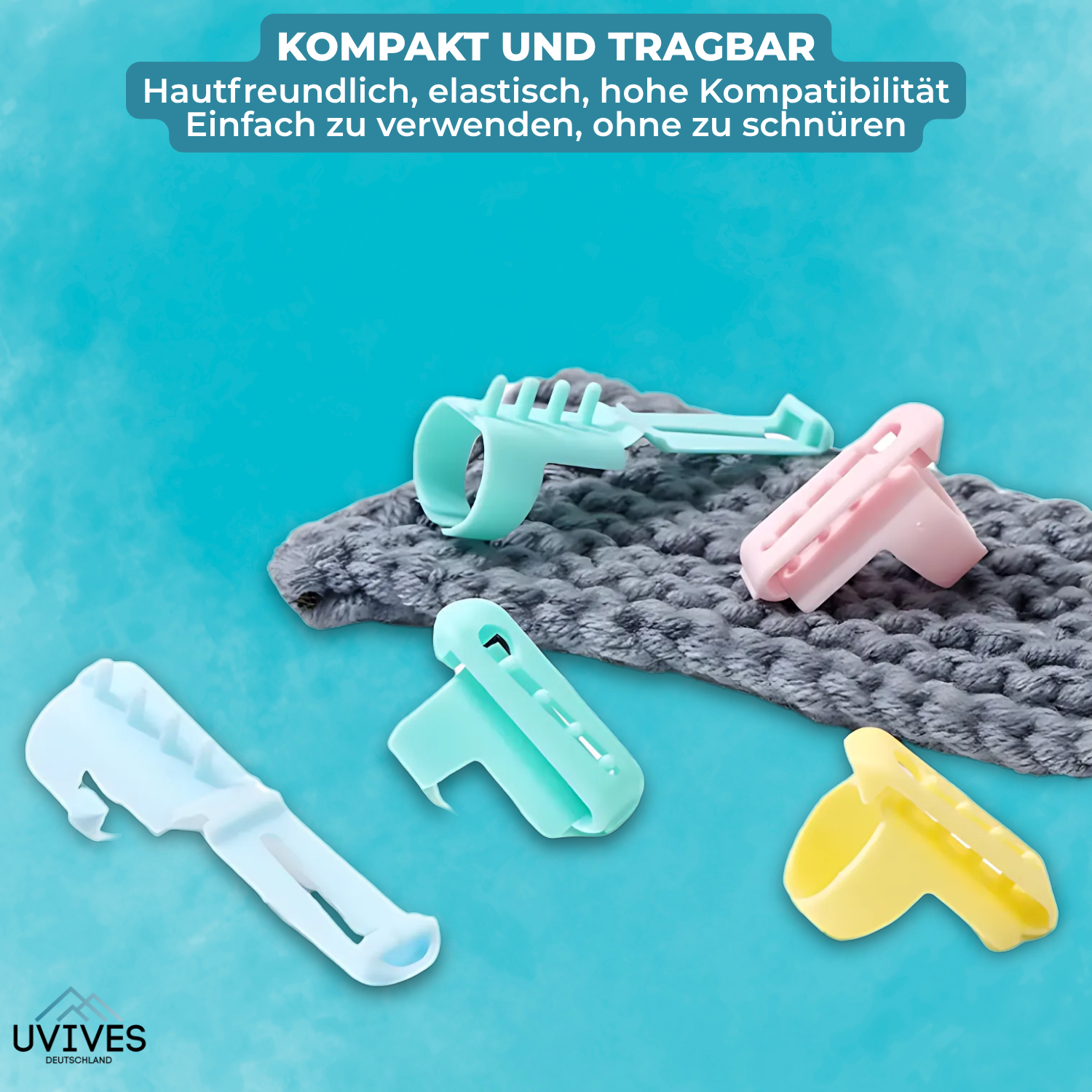2+3 FREE | EasyThread – The Ultimate Yarn Guide Ring for Tangle-Free Knitting