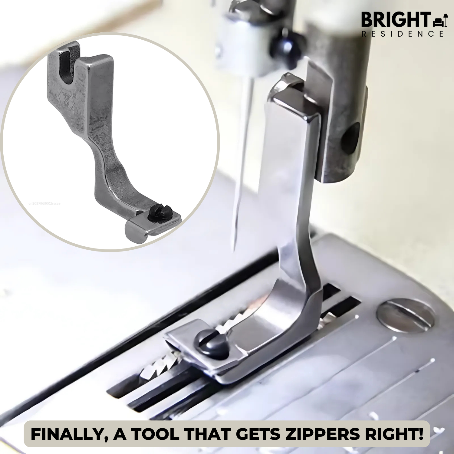 1+1 FREE | ZipFlex™ - Adjustable zipper foot sewing machine