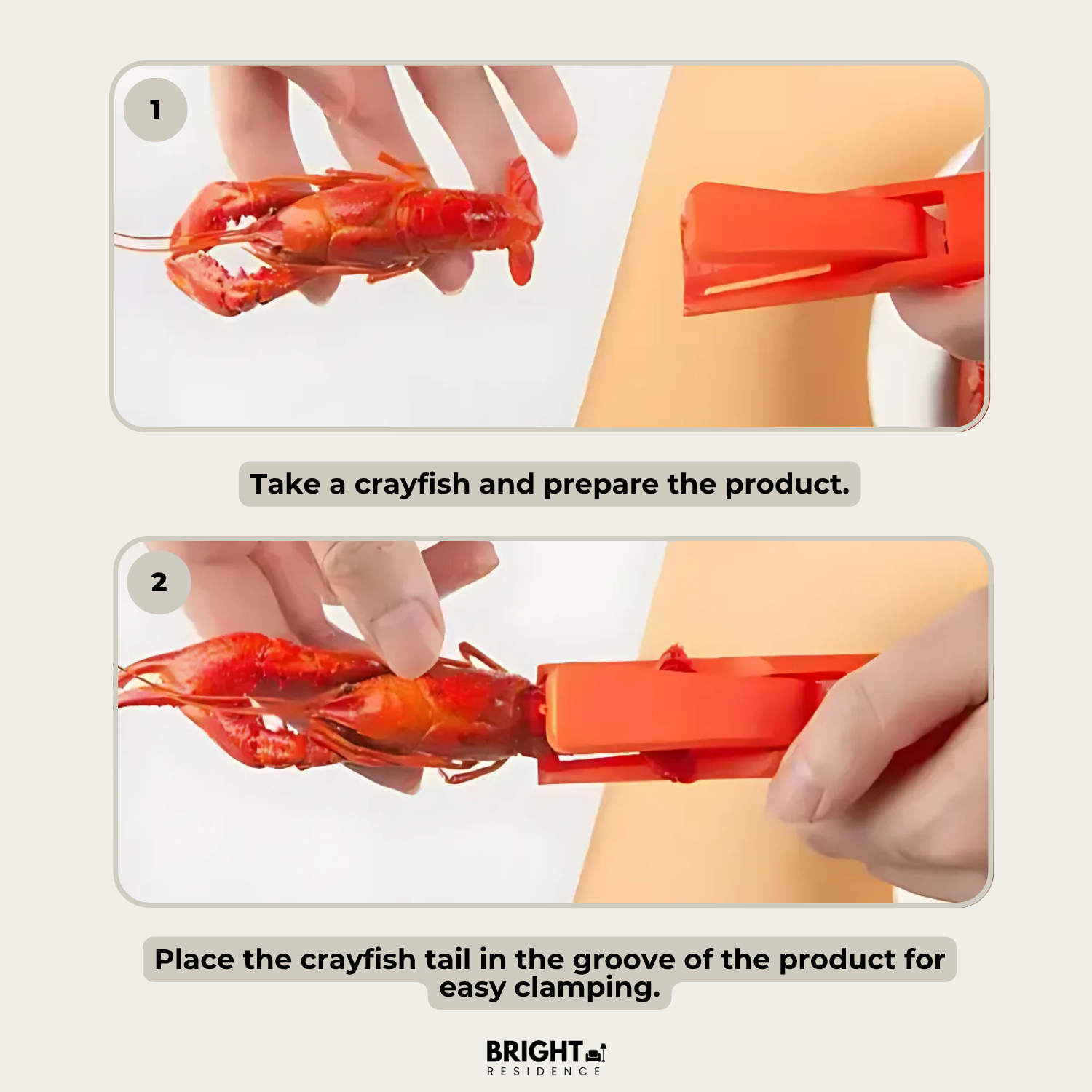 ShellEase™ - Quick peeling of shrimps & crayfish