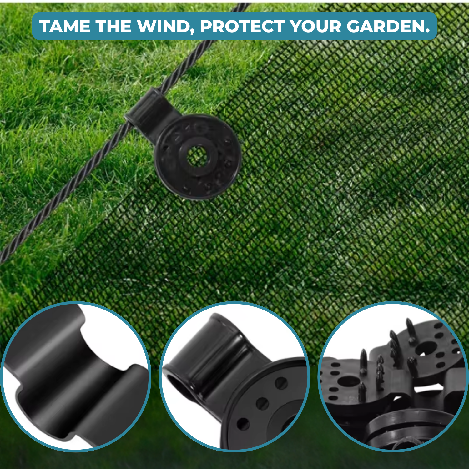 20+20 FREE | SchutzClip™ - Sun protection net clip