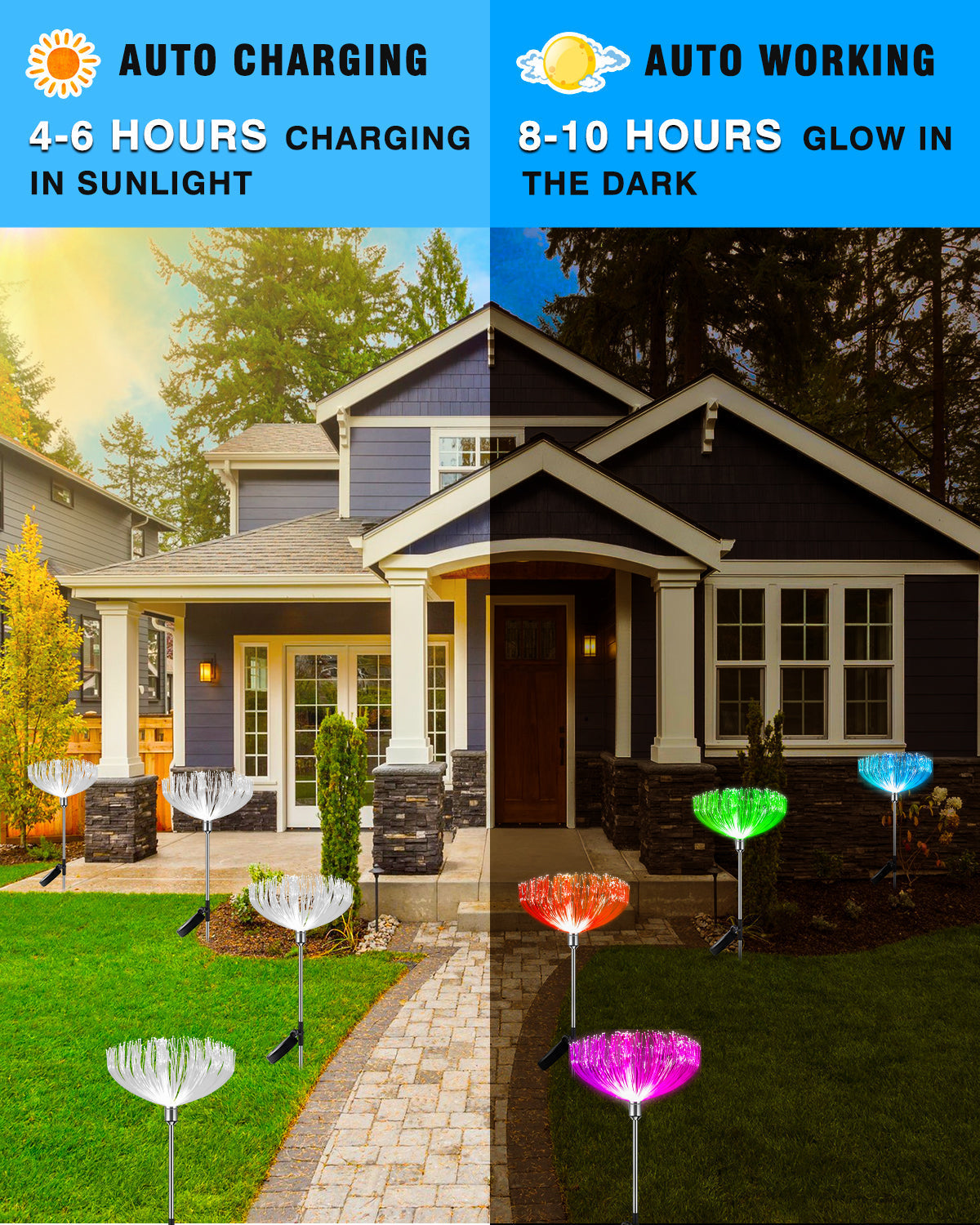 LumiPetal - Colorful solar flowers for your garden