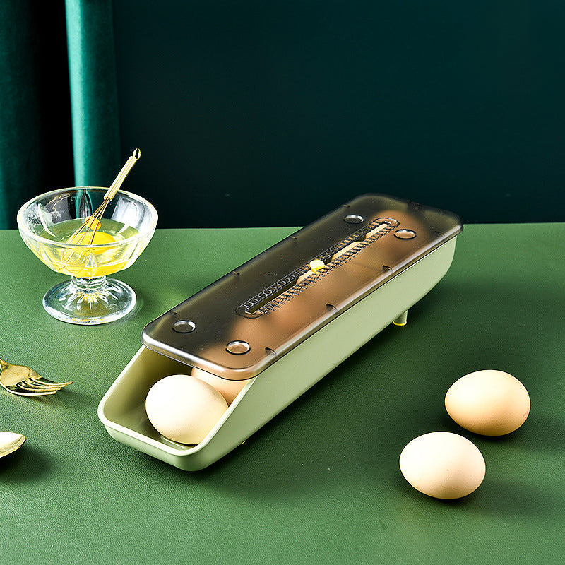 EggSlideBox – Effortless, Safe Egg Storage for a Neat Kitchen