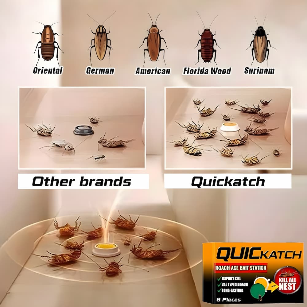 4+4 FREE | RoachShield – The Ultimate Chemical-Free Cockroach Solution