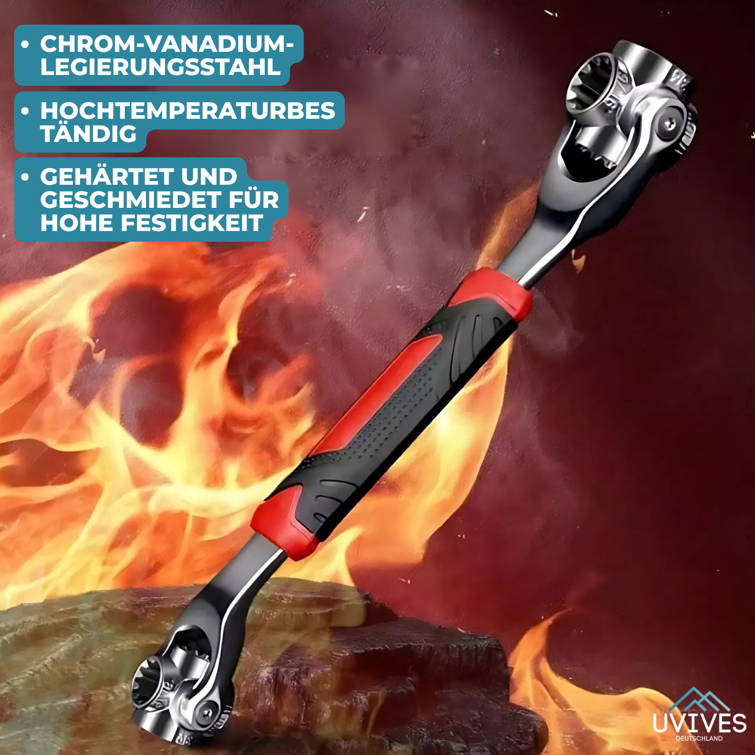 TigerWrench – The Ultimate 8-in-1 Wrench for Every Project!