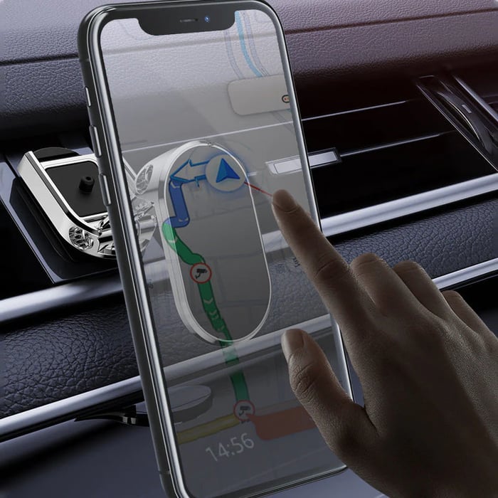 SnapMount – Ultra-Strong Magnetic Car Phone Holder with 360° Rotation