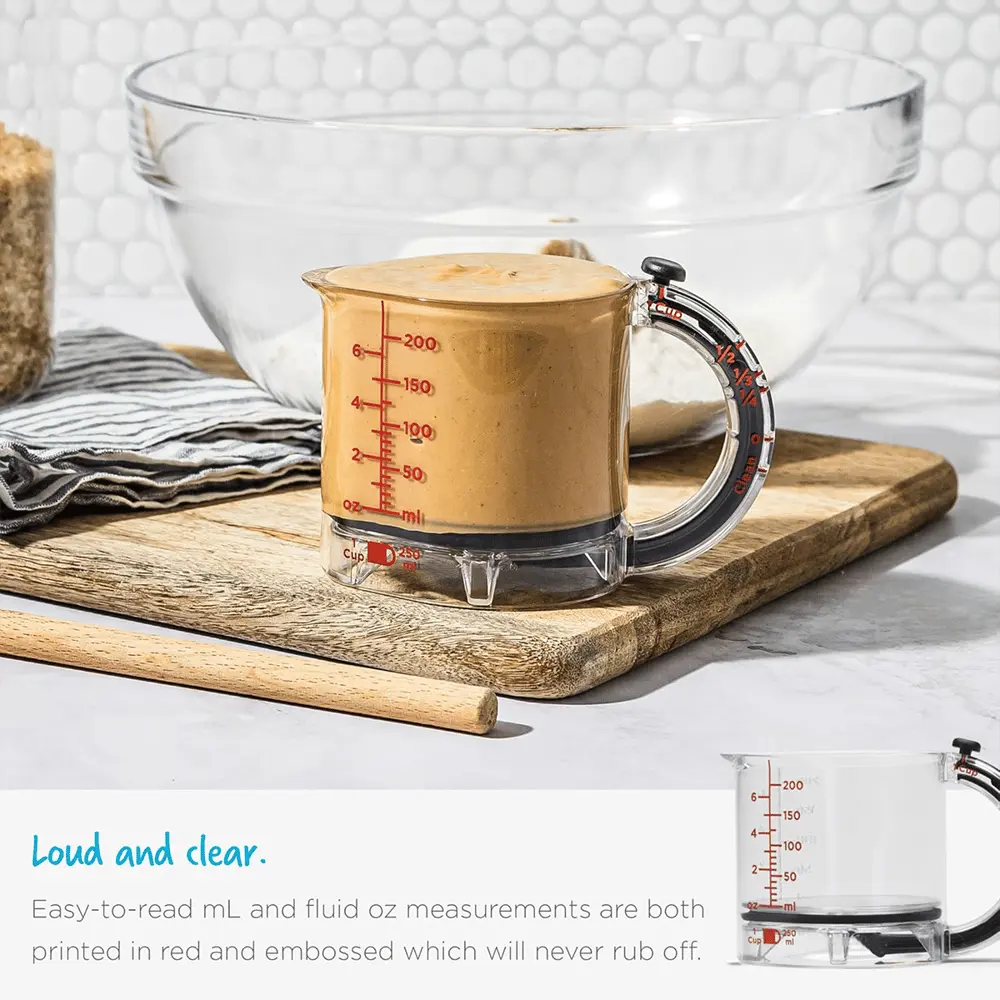 MeasurePerfect – 4-in-1 Measuring Cup for Precise Cooking