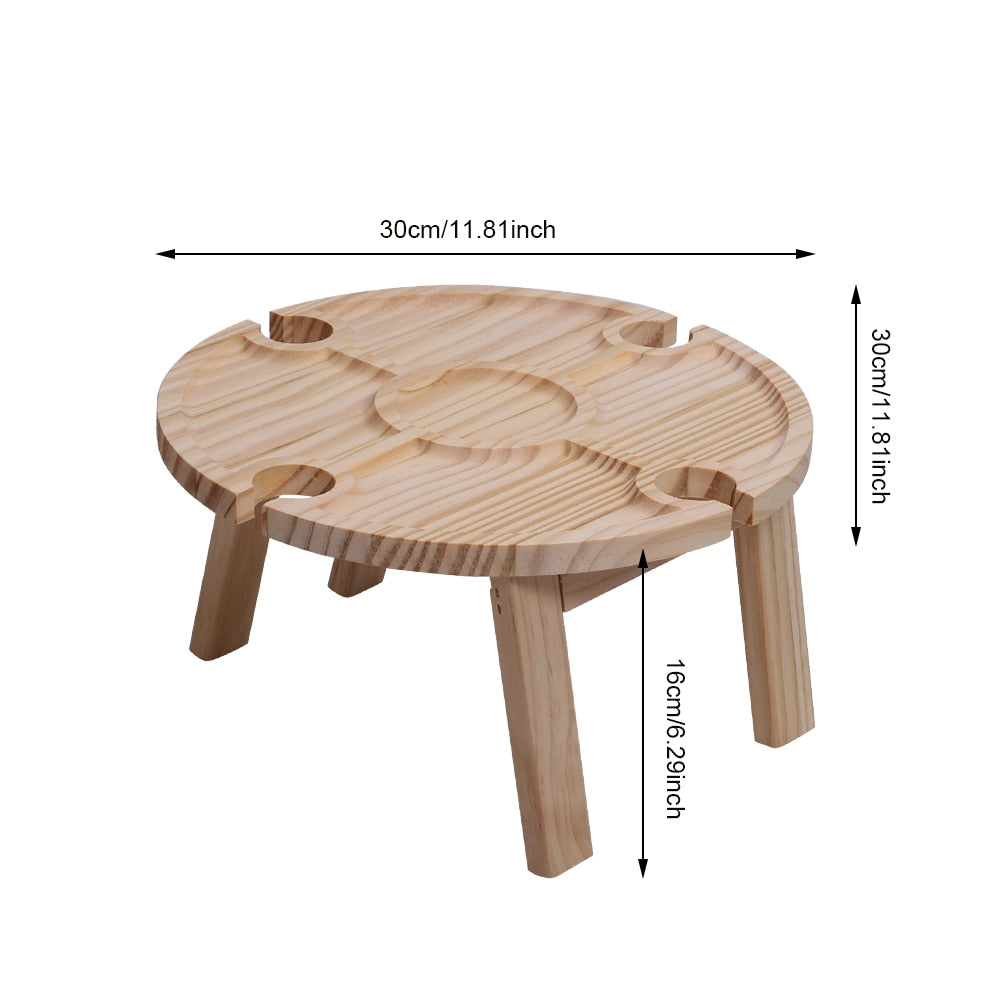 SnackTable – Your Foldable All-in-One Table for Perfect Picnics!!