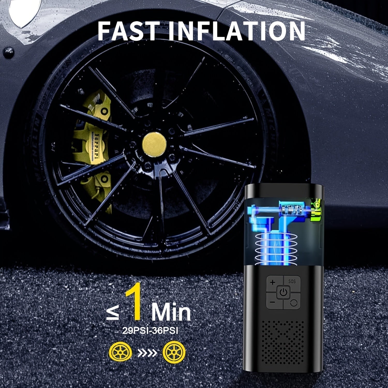 AirForcePro – The Ultimate Cordless Air Compressor for All Your Inflating Needs