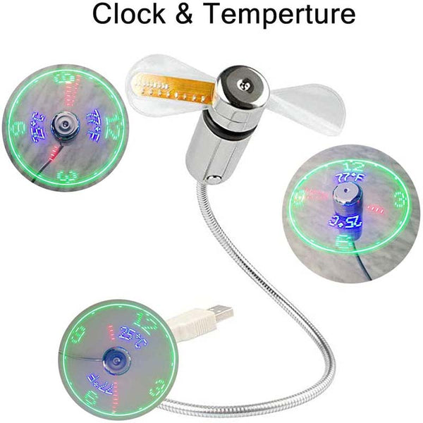 TimeCool – The Ultimate USB Fan with Clock and Temperature Display