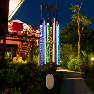 GlowChime - Soothing light & sound for your outdoor area