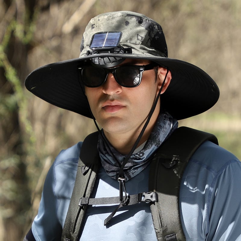 AirShade – Solar-Powered Cooling Hat for Outdoor Comfort