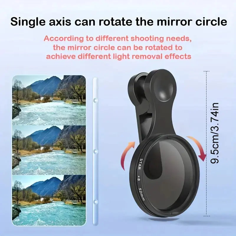 FotoBoost CPL – Eliminate Glare for Vivid, Pro-Level Smartphone Shots