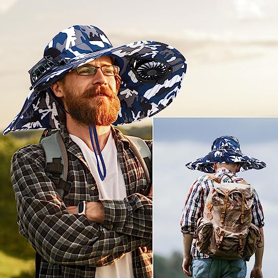 AirShade – Solar-Powered Cooling Hat for Outdoor Comfort