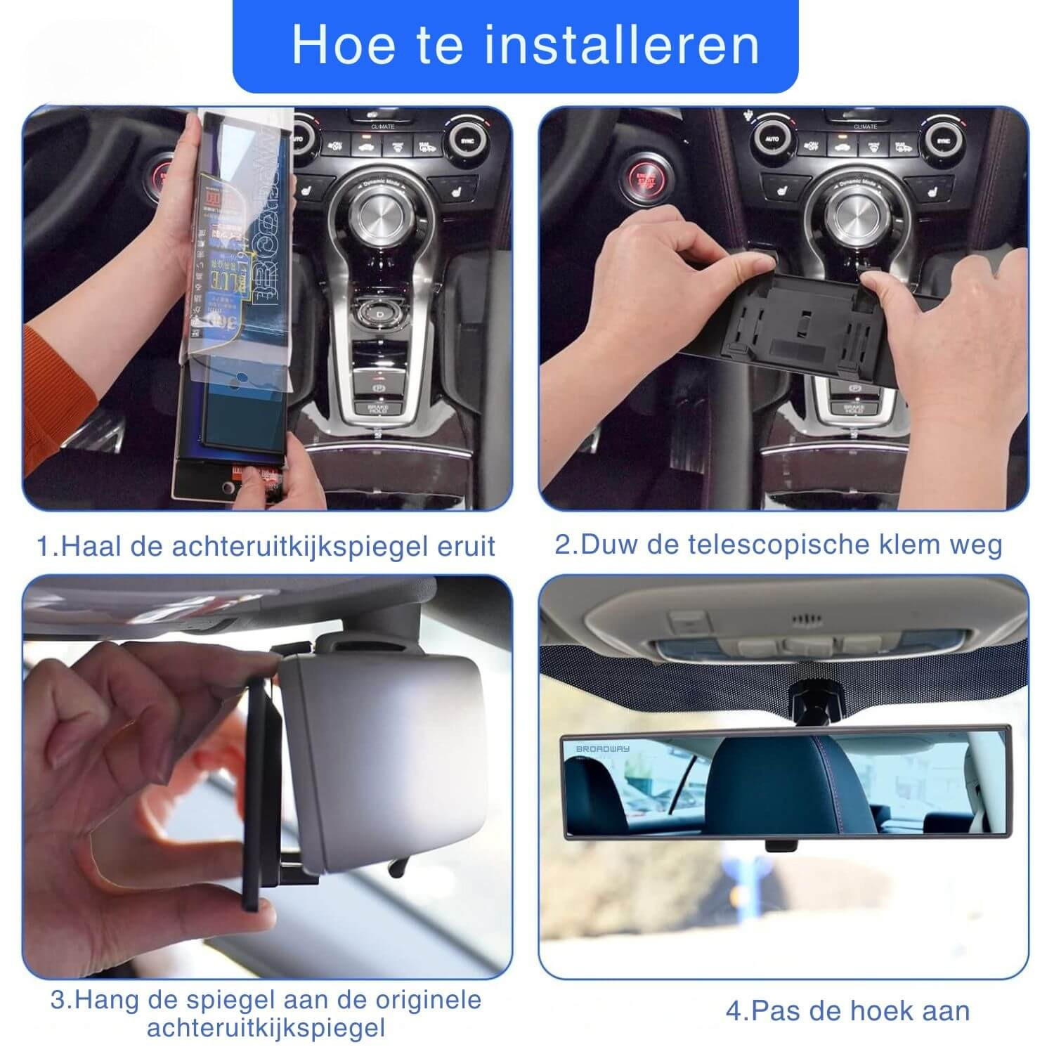BrightMirror Pro – Clear Vision, Safer Driving, All Day Long