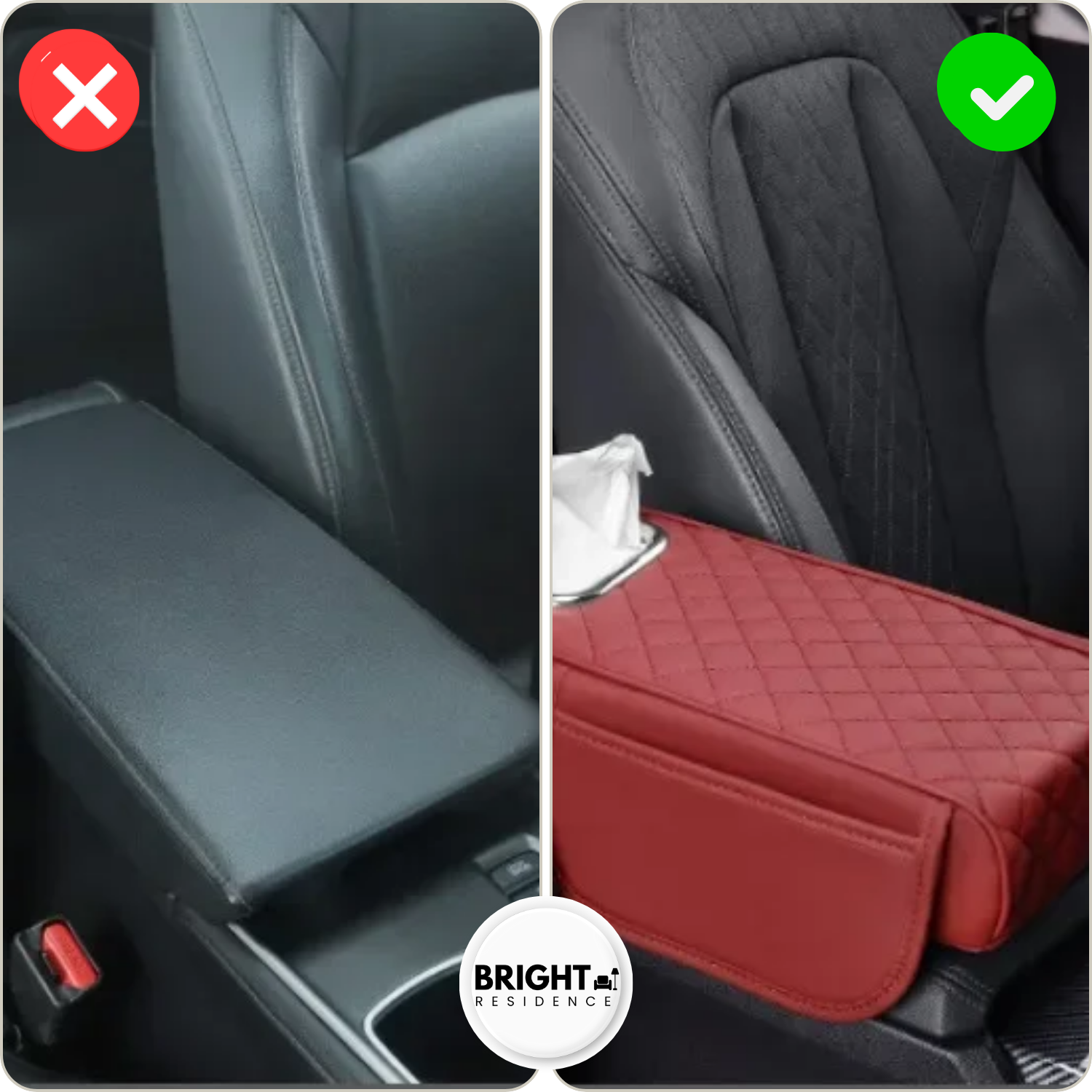 ArmNest™ - Car armrest box with tissue holder