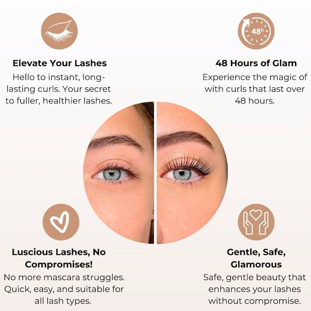 LashGlam - Perfectly curled eyelashes in seconds!