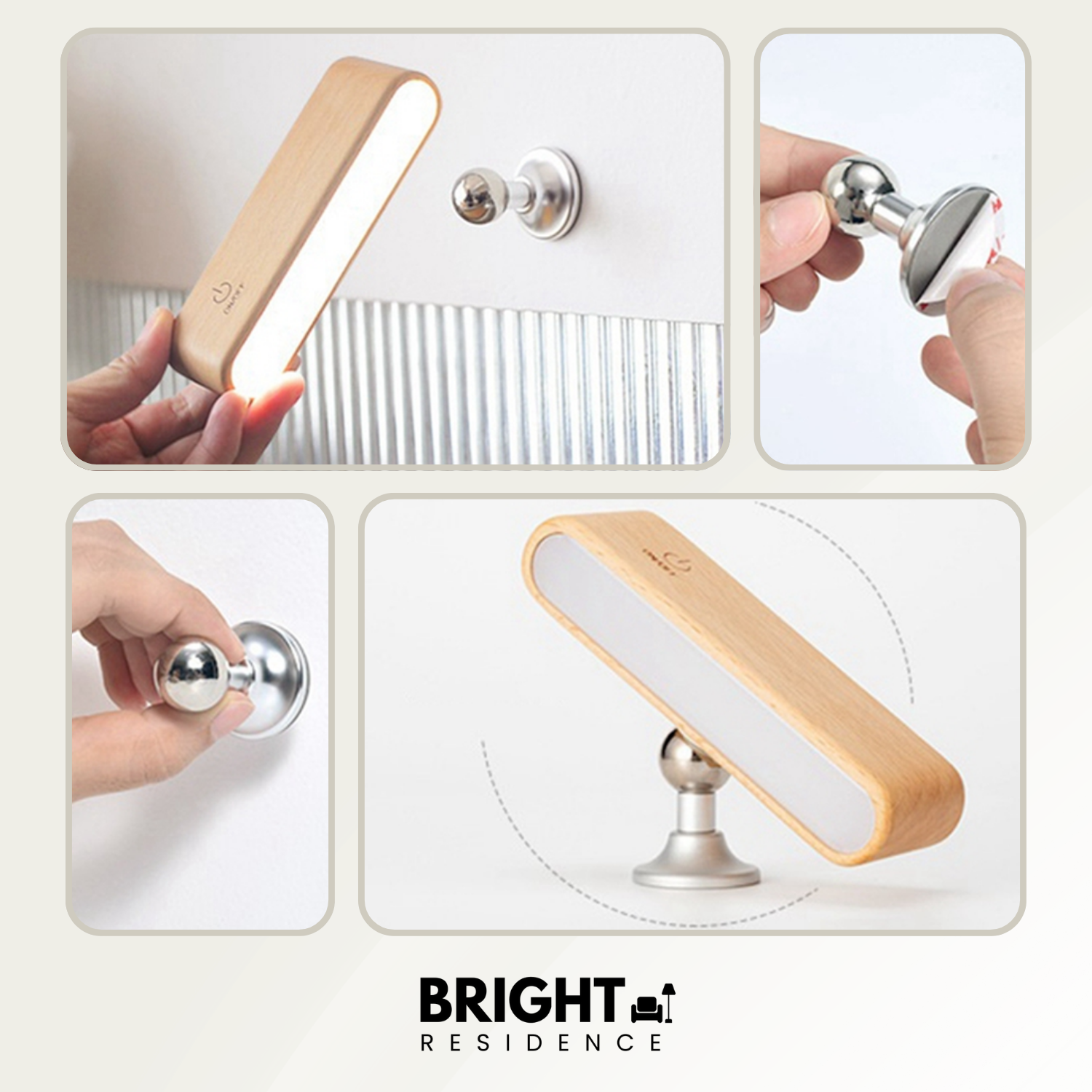 LumaWood - 360° lighting comfort without cable clutter