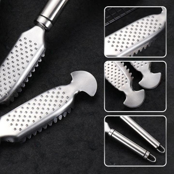 SilverScale - Stainless steel fish scaler