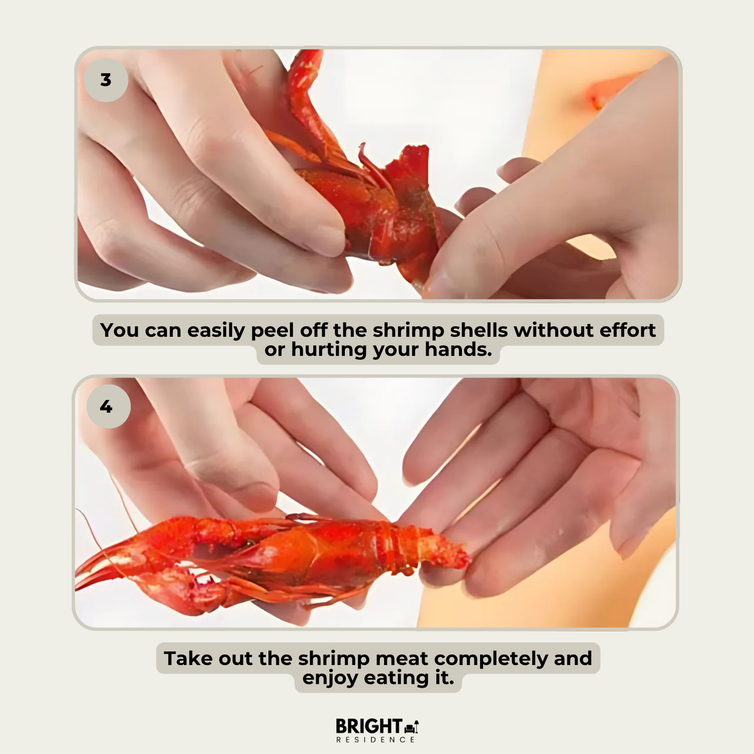 ShellEase™ - Quick peeling of shrimps & crayfish