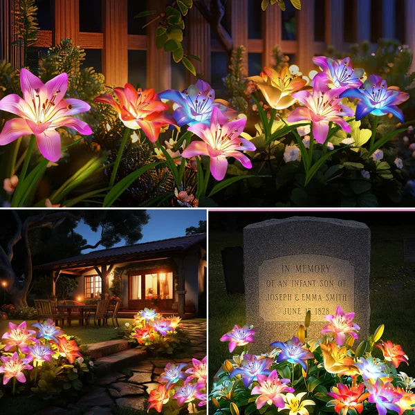 SolarBlossom - Magical garden light with flower design