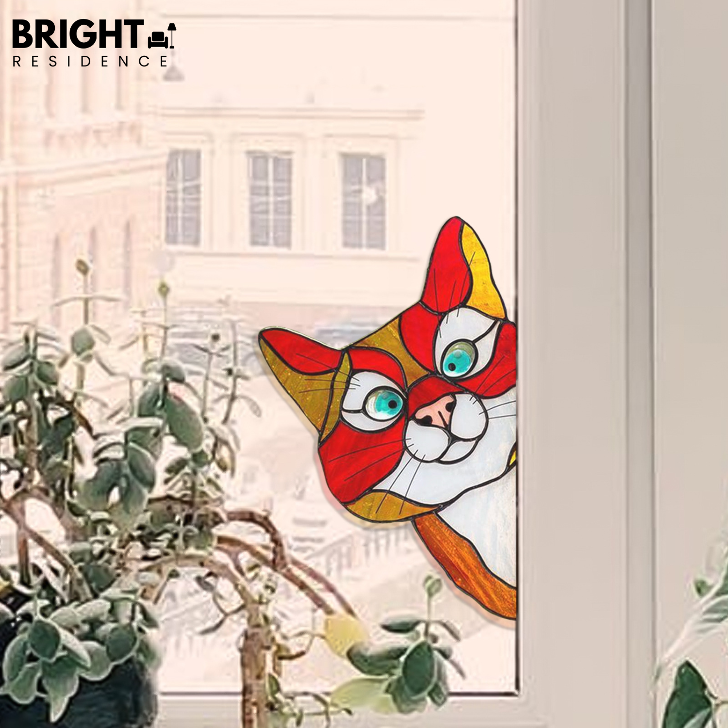 CatPeek – Handmade Cat Suncatcher for the Window