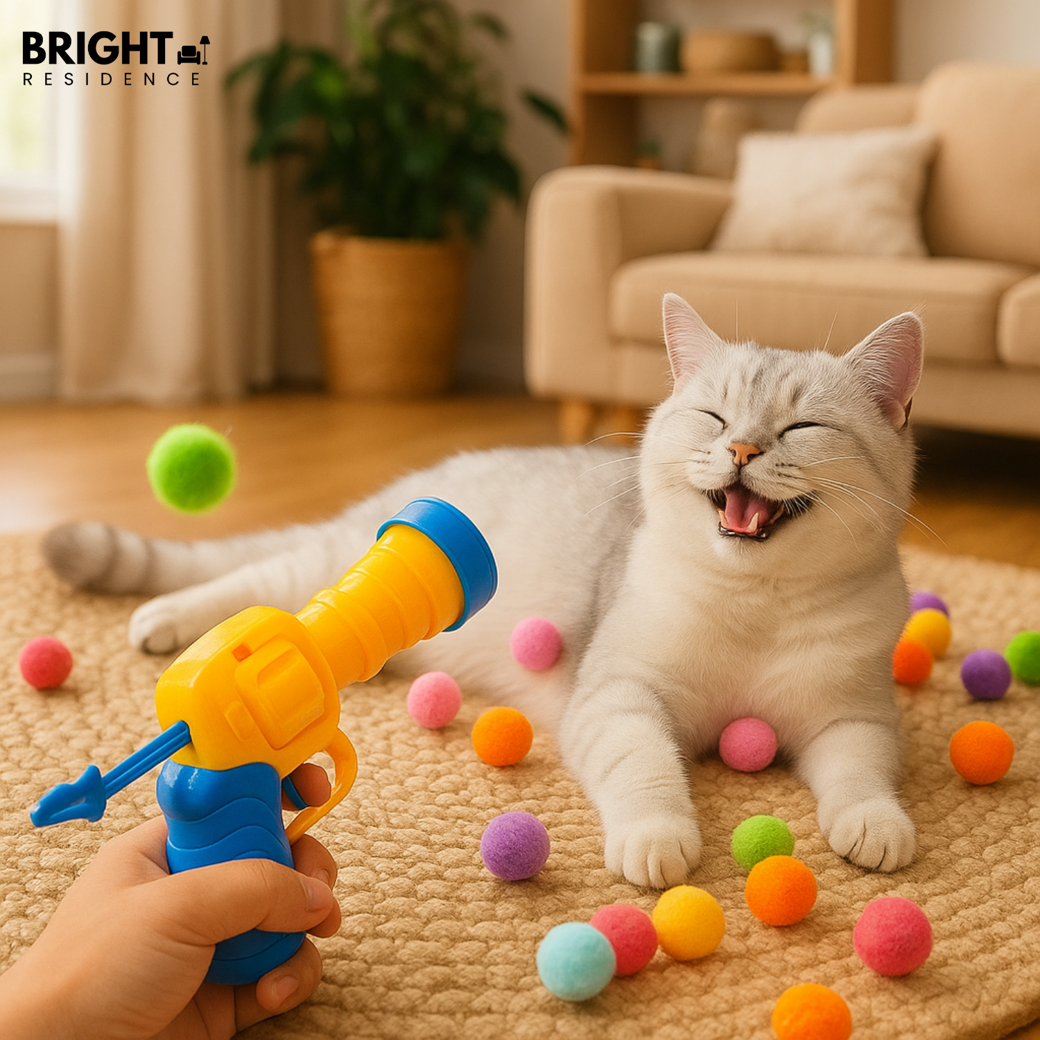 PurrShot - Play & exercise for curious cats (1 set)