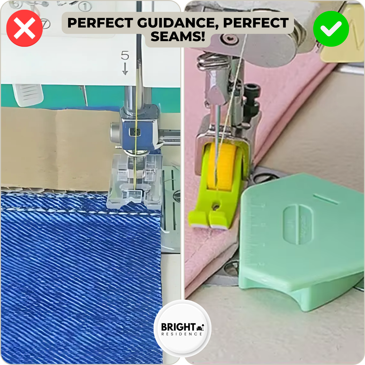 1+1 FREE | GuideMate™ - Magnetic seam guide for sewing machine