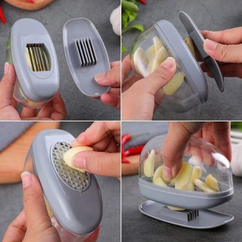 1+1 FREE  | GarlicSnap - Hand-pressed garlic slicer