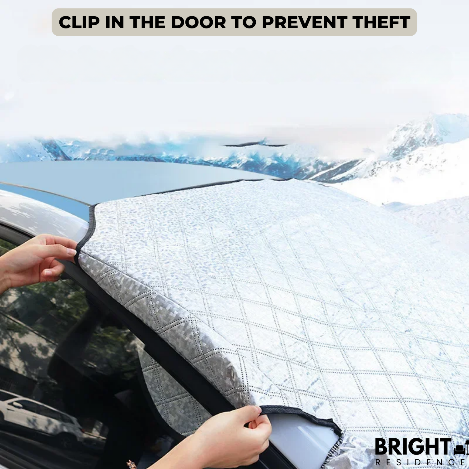 SnowCover™ - Magnetic windshield anti-snow cover