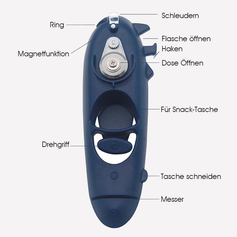 MultiEase – The safe 8-in-1 can opener