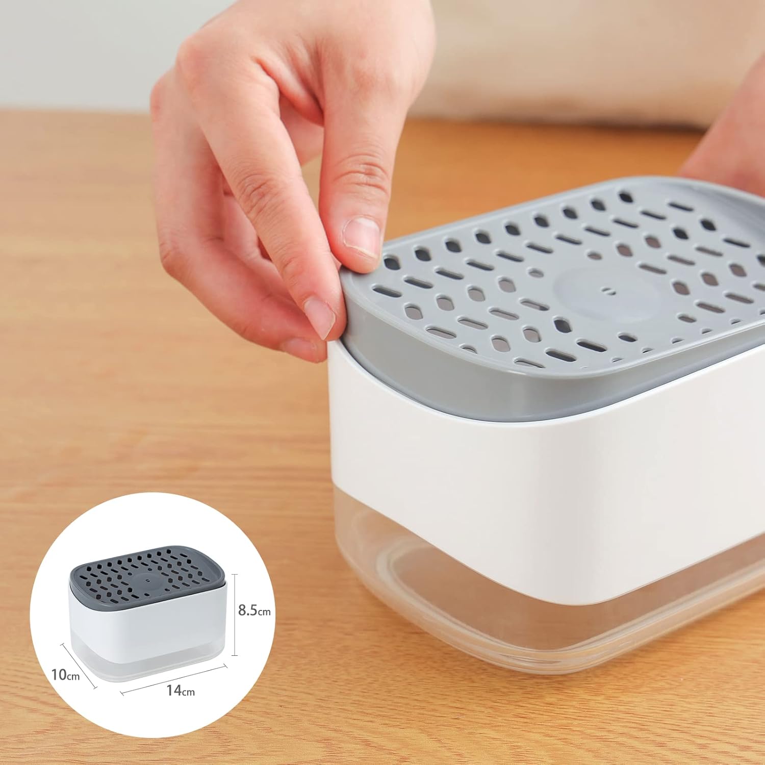 SoapEase – Effortless Dish Soap Dispensing in One Press