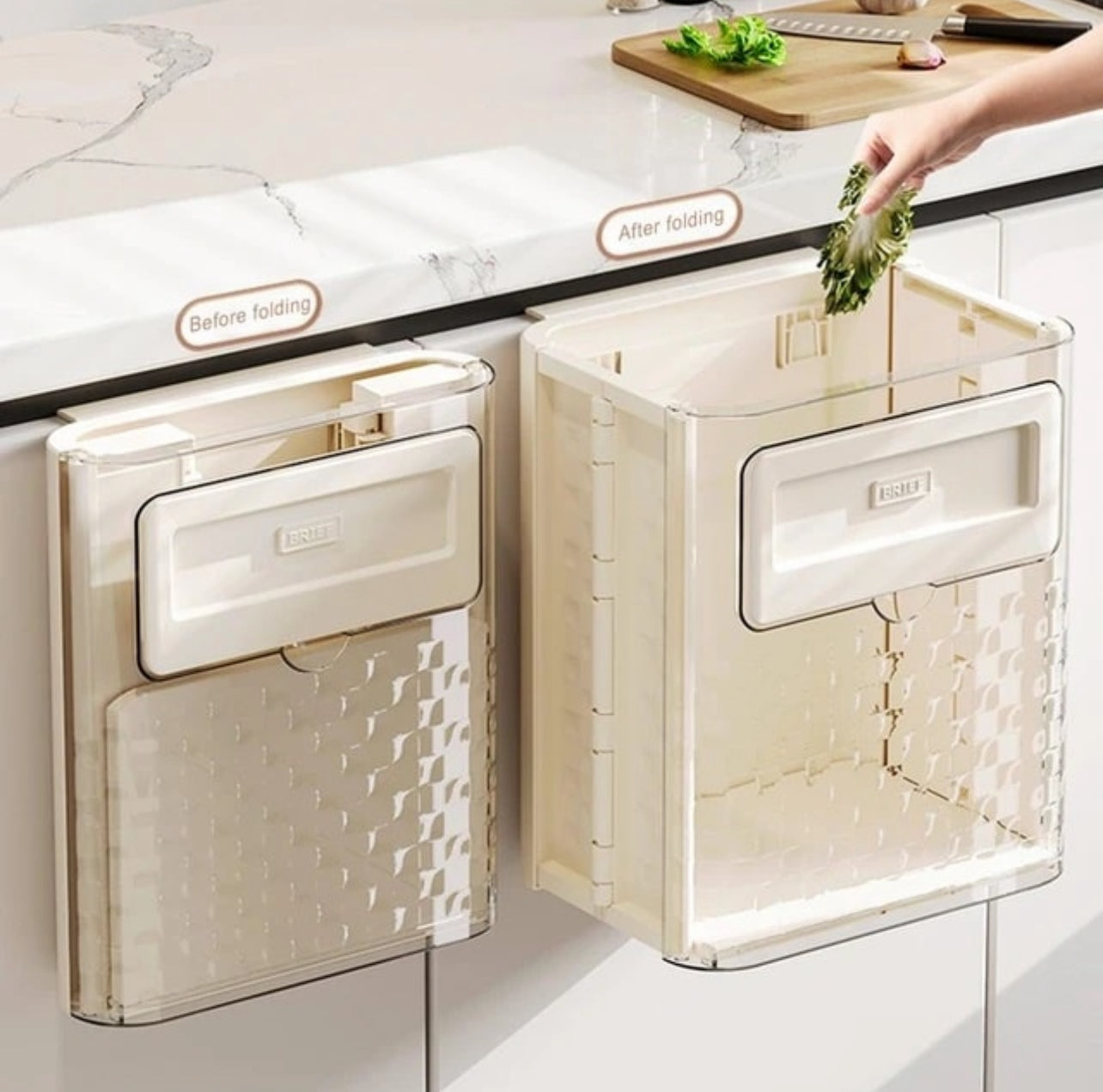 TrashEase – The Space-Saving, Hangable Trash Solution!