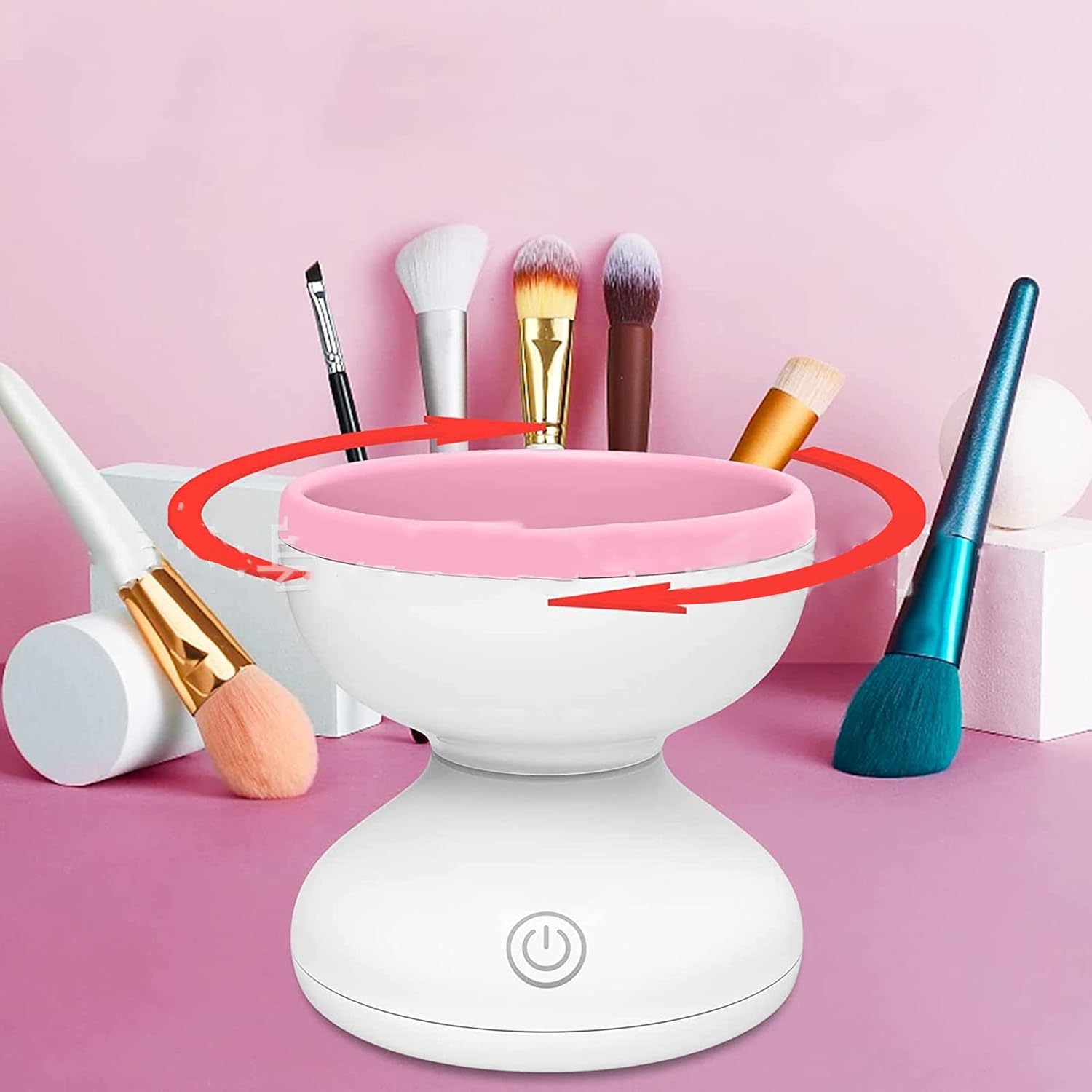 BrushSonic – Effortless Brush Cleaning for Flawless Skin!