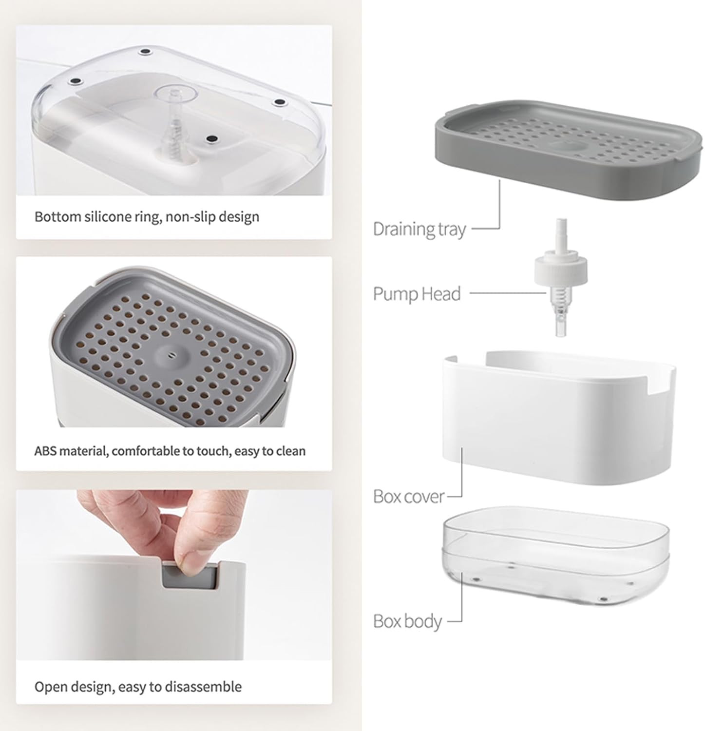 SoapEase – Effortless Dish Soap Dispensing in One Press