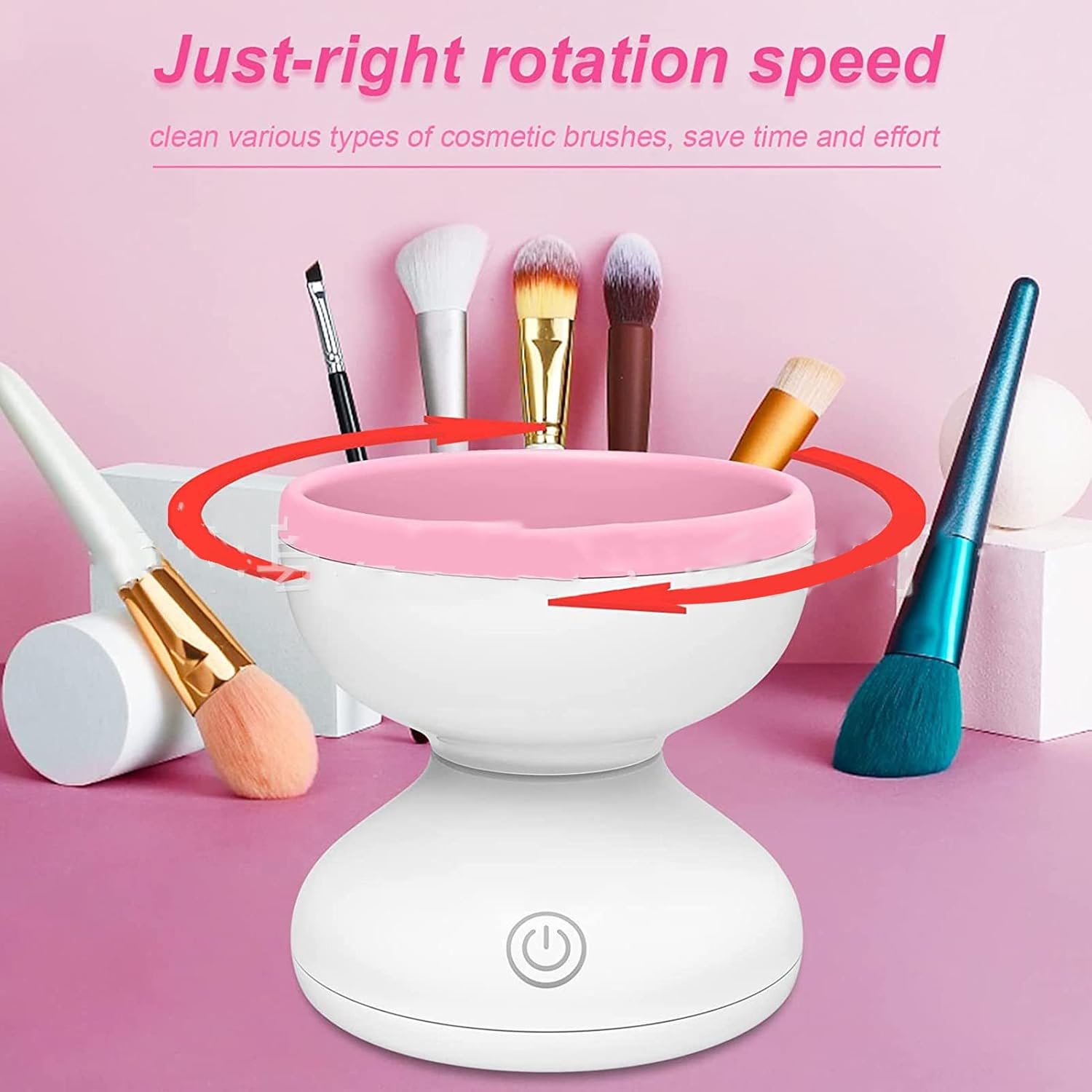 BrushSonic – Effortless Brush Cleaning for Flawless Skin!