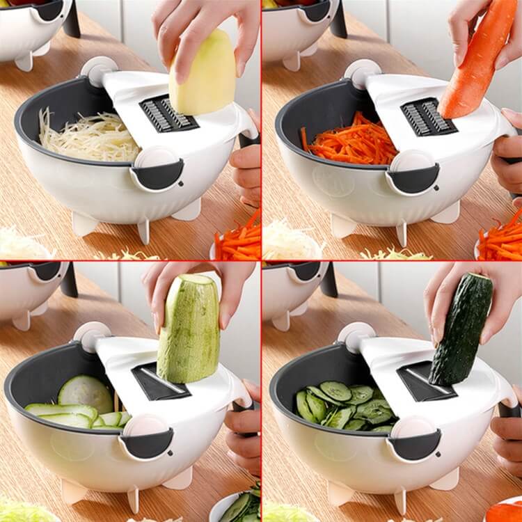 VeggiPro - 7-in-1 vegetable slicer with accessories