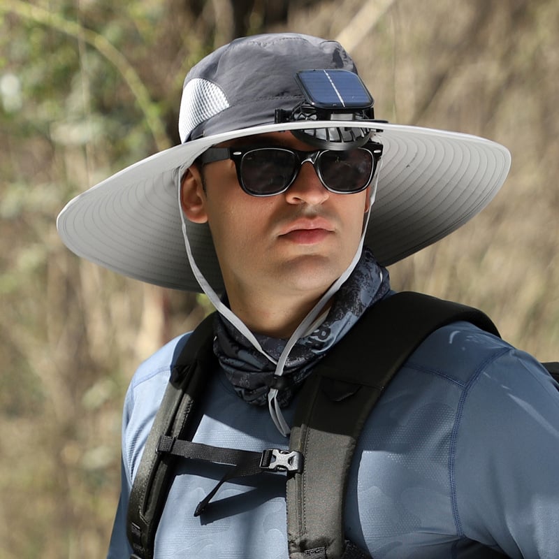 AirShade – Solar-Powered Cooling Hat for Outdoor Comfort